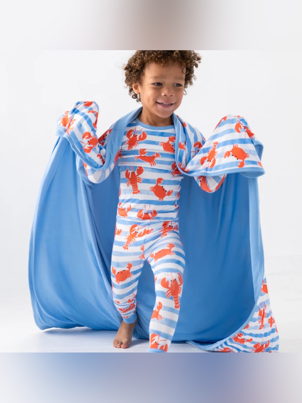Little Sleepies Crustacean Crew Large Cloud Blanket